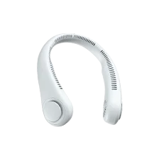FluxoFan wearable neck fan in white